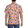 thumbnail image 3 of Vsdgher Fruit Print Men's Dry Fit Mesh Athletic Shirts Moisture Wicking Tennis T-Shirt Tops, 3 of 9