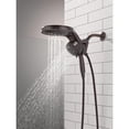 thumbnail image 6 of Delta 6-Setting HydroRain Premium 2-in-1 Dual Shower Head with ProClean Spray, Oil Rubbed Bronze High Pressure Shower Head with Handheld Spray, 1.75 GPM Flow Rate, Venetian Bronze, 6 of 7