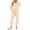 Beige, variant on Women's 5 Piece Lounge Set Long Sleeve Knit Pajamas Sweatsuit Jogger Pant Outfits With Pockets