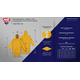 thumbnail image 3 of Impermeable Gabardina Larga Amarilla Con Reflejante y Capucha, 3 of 4