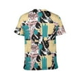thumbnail image 5 of OUSIMEN Men's short-sleeved printed T-shirt, 5 of 7