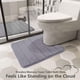 thumbnail image 4 of Matsuzay Alfombrilla de baño Universal Fit Antideslizante - Fácil de limpiar y duradera Ecológica azul marino 50x60 cm Type3 NO3, 4 of 6