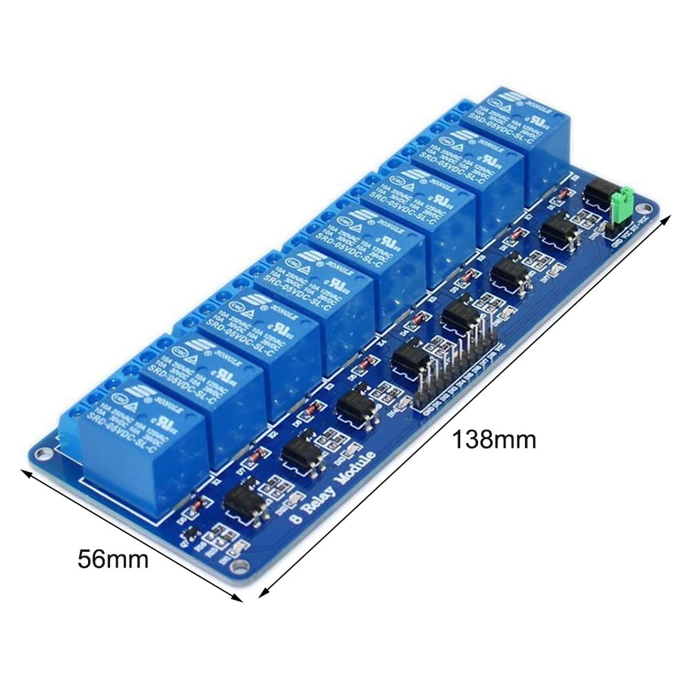 5 Volt 4 Channel Relay Module Shield for Arduino ARM PIC AVR DSP 5V DC 10 Amp