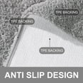 thumbnail image 5 of TWINNIS Micrifiber Bathroom Rug Mat Non-Slip Absorbent Mat Bathroom Area Rug Mats for Porch Kitchen,24"x36",Gray, 5 of 8