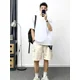 thumbnail image 4 of Conjunto de pantalones cortos para hombre sin logotipo, sudadera, chándal, oferta, conjunto de camiseta y pantalones cortos para hombre emo juvenil, tendencia 2024, disfraces, 4 of 5