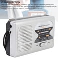 thumbnail image 3 of Radio AM de Poche, Résistante aux Chocs, Alimentée par Pile 2 AA, Petite Radio pour Extérieur et Camping, 3 of 7