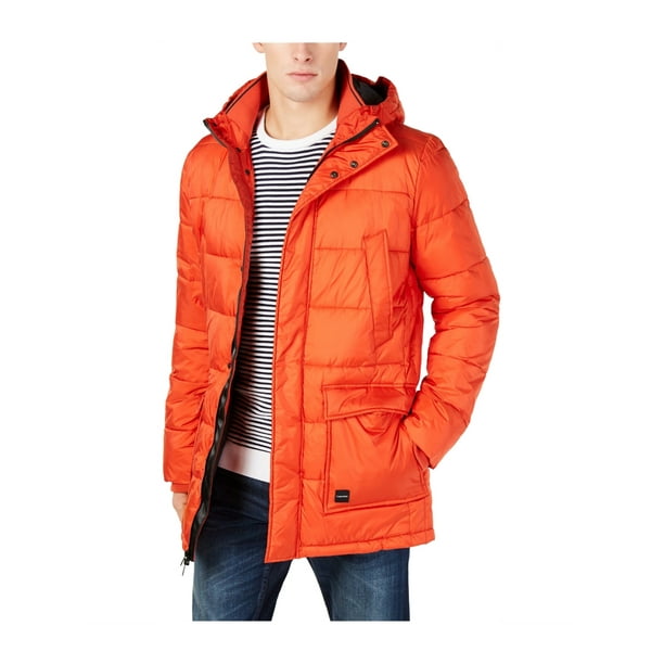 Calvin klein cheap orange parka