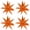 26 Inch Orange, variant on NCQ 50 Pcs Silver Foil Cone Star Balloons Big 26 inch Silver Explosion Star Mylar Balloons 12 Point 3D Starburst Star Balloons for Party Supplies Christmas Birthday Wedding Decorations Party Supplies