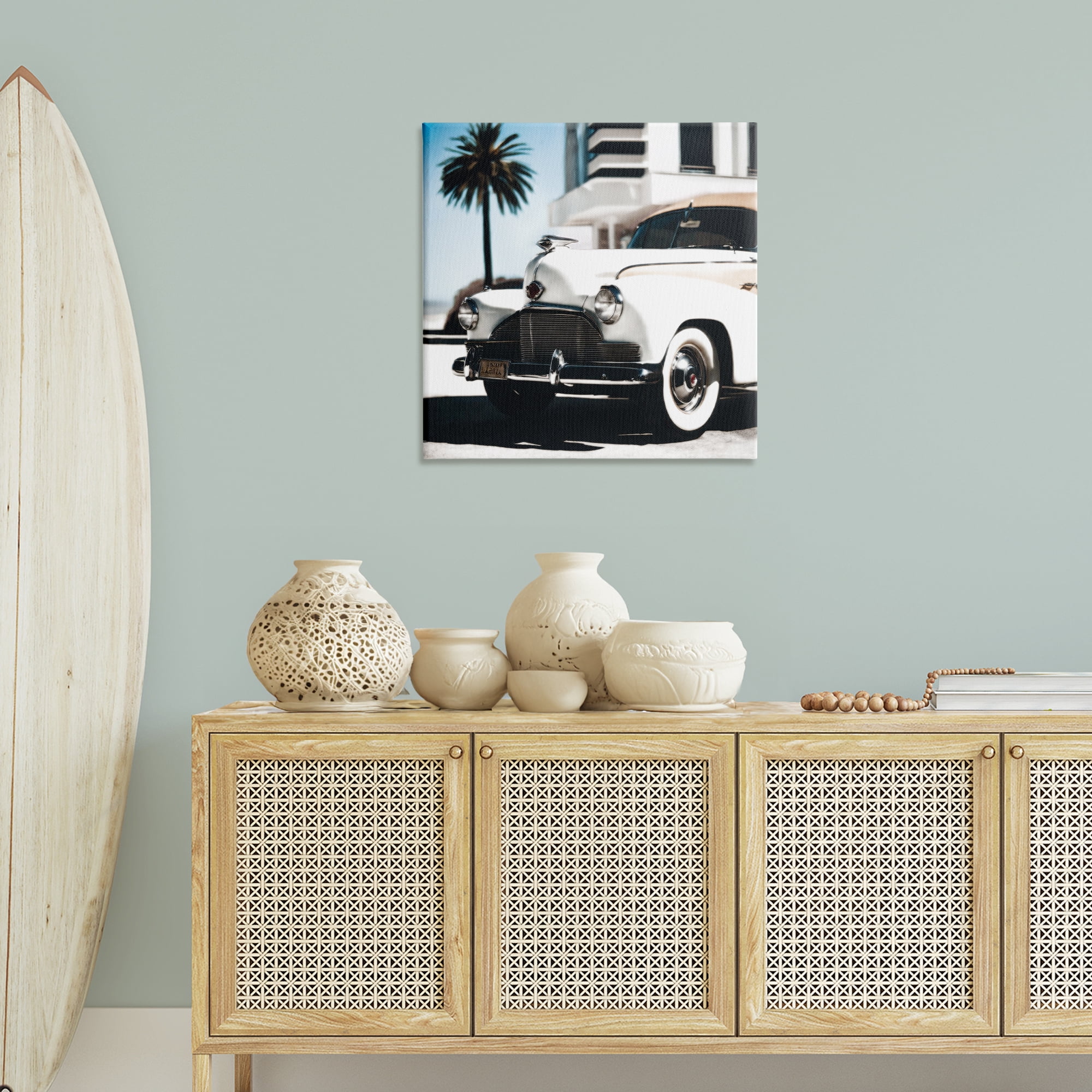 Stupell Industries California Cruise Car Transportation Painting Wrapped Canvas Art Print Wall Art, 30 x 30