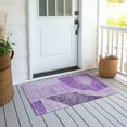 thumbnail image 6 of Addison Rugs Chantille Indoor/Outdoor Transitional Abstract Eggplant Washable Rectangle Rug, 1'8" x 2'6", 6 of 6