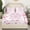 A Baby Pink, variant on Cute Love Heart Kids Fitted Sheet Queen Size,Colorful Geometric Plaids Grids Squares Bedding Set,Girls Women Room Decor,Couple Valentine's Day Bed Cover,Chic Bed Sheet,2 Pillowcases(No Flat Sheet)