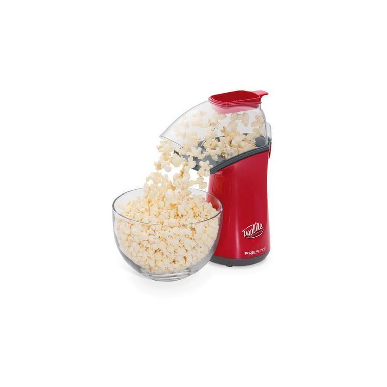 Presto PopLite Hot Air Popcorn Popper RED 04863 New