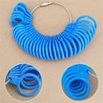 thumbnail image 3 of Ring Sizer UK Measurement Scales Kit Tools Metal Finger Measure for Measuring Rings Diameters Wedding Women Men Kids,Blue, 3 of 3