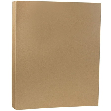 Kraft Paper Labels - JAM Paper Recycled Paper, 8.5 x 11, 28 lb Brown Kraft, 50 Sheets/Pack