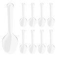thumbnail image 2 of 200pcs Disposable Plastic Spoons Plastic Tableware Cutlery Clear Teaspoon Disposable Utensils For Dessert Ice Cream, 2 of 2
