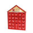 thumbnail image 3 of Calendario de Adviento navideño de madera con 24 cajones de almacenamiento, cuenta atrás de Casa de pueblo para Navidad, calendario de Cuenta regresiva recargable DIY, 3 of 4