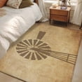 thumbnail image 4 of Country Windmill Area Rugs 3'x5', Washable Small Throw Rugs for Living Room Bedroom, Farmhouse Vintage Rustic Farm Barn Indoor Outdoor Rug Non-Slip Low Pile Carpet Runner Reversible Floor Mats, 4 of 8