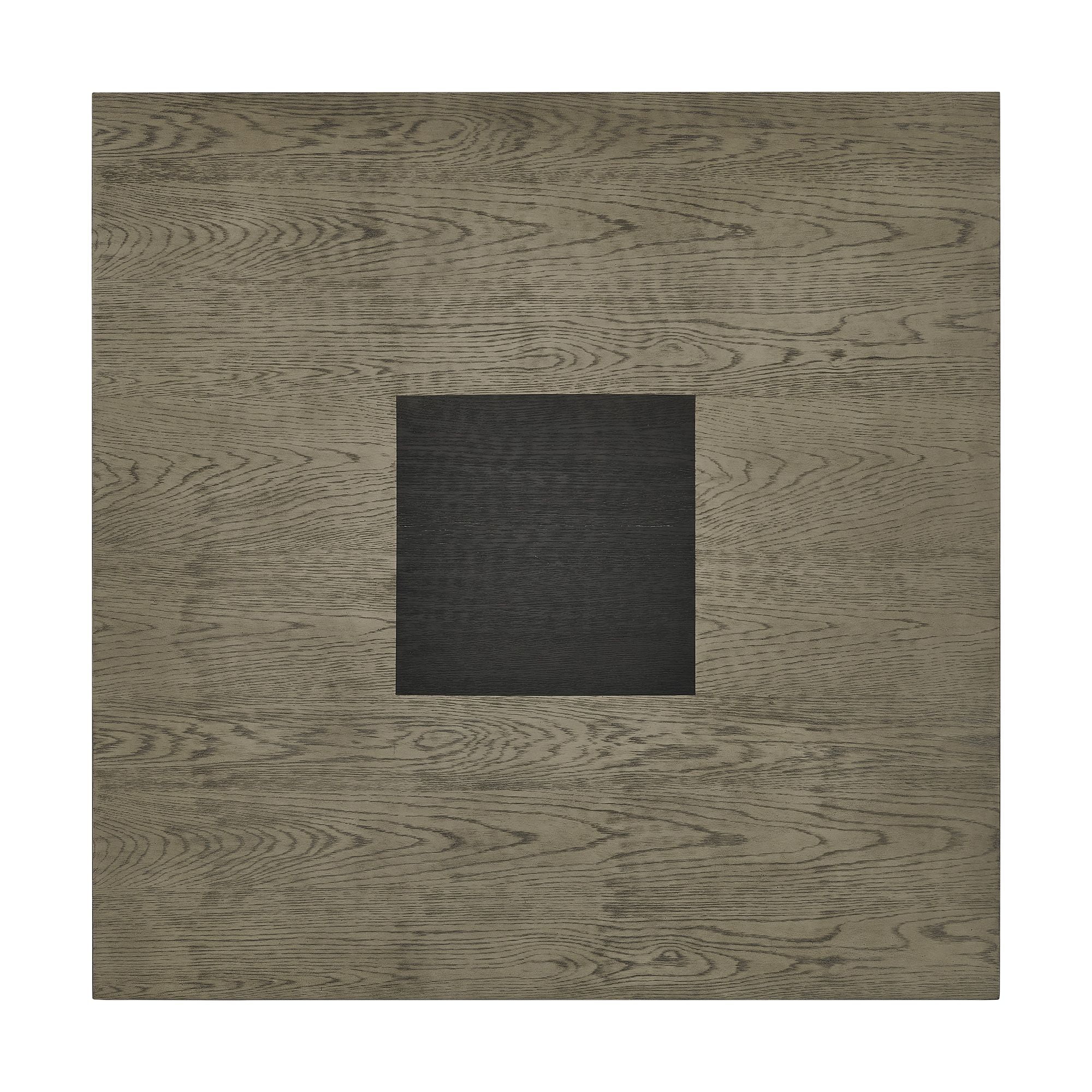 Picket House Furnishings Rizzo Square Dining Table in Grey and Dark Espresso