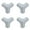 Clear, variant on Opvise 4Pcs Furniture Protection Corners Three Dimensional Household Kids Safety Protection Anti-collision Corners for Home Clear