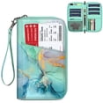 thumbnail image 2 of Funda para pasaporte, cartera Fintie Family, de nailon, con bloqueo RFID, 2 of 8