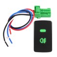 thumbnail image 4 of 5 Pin Black Plastic Car Push Button Fog Light Switch for Civic Accord CRV, 4 of 9