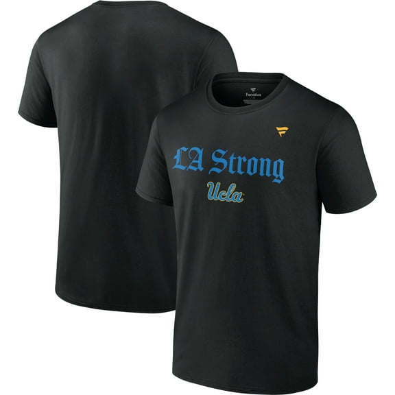 Unisex Fanatics Black UCLA Bruins LA Strong T-Shirt