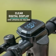 GOTRAX G3 ماكس التنقل الكبار سكوتر الكهربائية، 37 ميل المدى، 350 W موتور، 10 Tire، طوي، المحمولة، الكبار، أسود