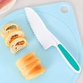 thumbnail image 5 of 5 Pcs Safety Cooking Knife, Plastic Kitchen Knife With Wrinkle Knife, Serrated Edge Plastic Knife For Real Cooking And Cutting Fruit, Bread, Vegetables, 5 of 9
