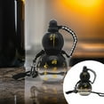 thumbnail image 1 of Gourd Style Clear Reusable Water Bottle 28oz Leak Proof Sport Flask with Detachable Strap and Accessories, 1 of 3