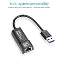 thumbnail image 3 of Mistaha Portable Network Card Converter USB3.0 to RJ45 Gigabit Network Card Adapter High-speed Transmission Wide, 3 of 8