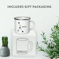 thumbnail image 4 of Koyal Wholesale Zodiac Sign Campfire Coffee Mug Cancer Star Constellation, Minimalistic Black, 4 of 5