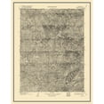thumbnail image 3 of USGS 20x24 Black Modern Framed Museum Art Print Titled - Seiad California Quad - USGS 1922, 3 of 5