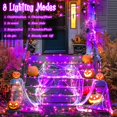 thumbnail image 2 of Cadena de luces FFZZKJ para Halloween, 10 m, 100 LED, batería 8 modos, 2 of 7