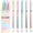 5 PCS, variant on 5PCS Rainbow Minimalist Press Type Quick Drying Carbon Gel Pens Set, Quick-Drying Ink, Cute Pastel Aesthetic Smooth Writing Pen for Women Gifts