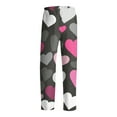thumbnail image 6 of Resicozy Men's Valentine Pajama Pants Soft Lightweight Heart Print Lounge Sleep Bottoms with Pockets Drawstring Hot Pink 3XL, 6 of 7
