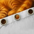 thumbnail image 4 of Feelyou Kawaii Orange Cat Curtains Pack of 2 (42x84 Each) for Kids, Autumn Leaf Pumpkin Curtains Blackout, Cute Cartoon Kitten Animal Bedroom Curtains, Living Room Curtains Decor, 4 of 6
