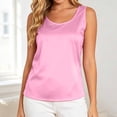 thumbnail image 2 of Gpoecd Plus Size Blouses for Women Soft and Stylish Casual T Shirt Comfortable Everyday Basic Tee with Fit for Versatile Layering Plus Size Summer Tops Pink,XL, 2 of 4