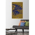 thumbnail image 2 of NFL Baltimore Ravens - Logo 25 Wall Poster with Pushpins, 22.375" x 34", 2 of 4