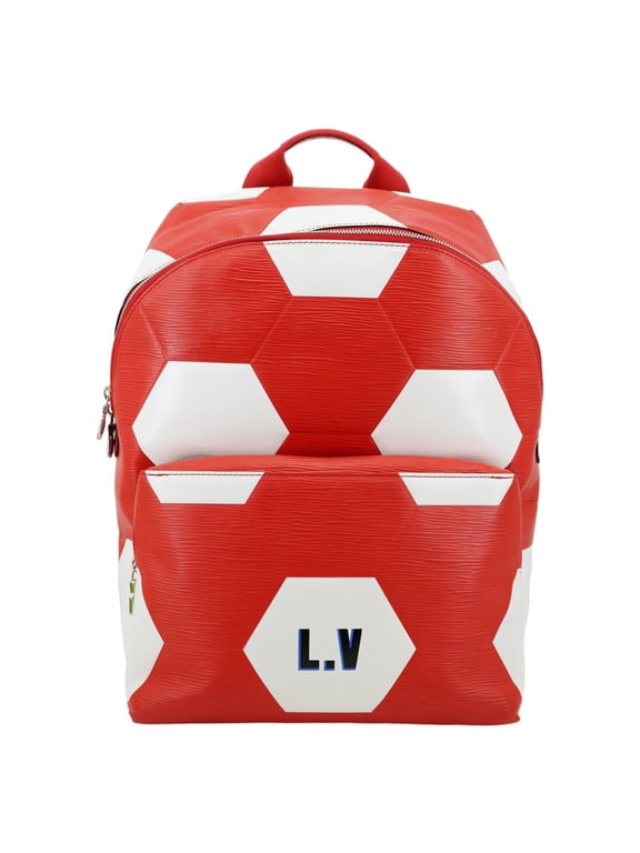 Pre-Owned Louis Vuitton World Cup Apollo Epi Leather Backpack Red