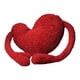 thumbnail image 2 of Juguete de peluche con forma de corazón para niñas, almohada para niños, juguete colgante con forma de corazón., 2 of 9