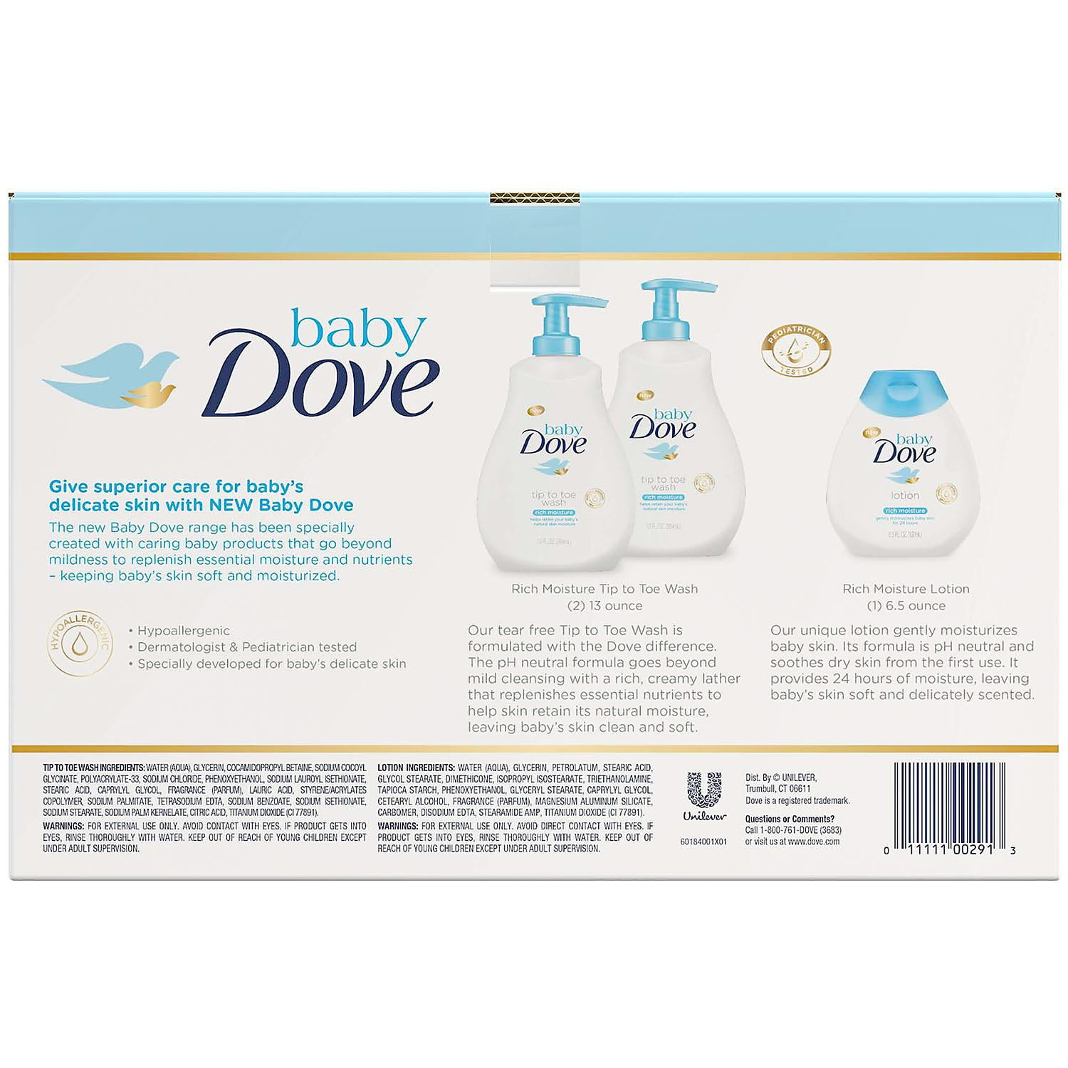baby dove tip to toe wash price