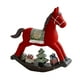 thumbnail image 3 of Estatua navideña, decoración navideña, accesorio fotográfico, centro de mesa, regalo, adorno de escritorio, figura de resina para estantería, casa de Caballo balancín rojo, 3 of 8
