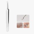 thumbnail image 7 of Acne Blemish Blackhead Comedone Stainless Steel Nipper Blemish Extractor Tool for Remove Blackhead Acne Whitehead Pimple Bend Curved Tweezers, 7 of 7