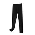thumbnail image 2 of ylioge M-5X Plus Size Pajama Pants for Women Elastic High Waisted Modal-Trousers Womens Casual Solid Color Stretchy Straight Leg Homewear Pajamas Pant, 2 of 5