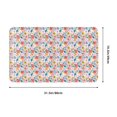 thumbnail image 2 of Bathroom Rugs Non Slip Washable - Floral Ditsy Kitchen Mats for Floor, Area Rugs for Entryway Rugs Indoor, Laundry Bathroom Room Door Rug with Rubber Backing 20x31.5in, 2 of 8