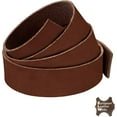thumbnail image 6 of ELW Genuine Leather Vegetable Tanned 8-10 oz 3.2-4mm Russet Straps, Belts, Strips 2"x94" 5x238cm - Full Grain Veg Tan Leather Cowhide Heavy DIY Craft - Holsters, Belt Blanks, Furniture, 6 of 8