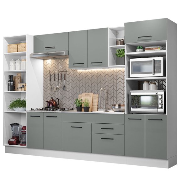 Cocina Integral Completa Modular Madesa Agata 330cm BG 02