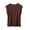 Coffee, variant on Womens Crew Neck Sleeveless Tank Tops Solid Color Crop Tank Tops Lightweight Loose Fit Tunic Tops Summer Casual Going Out Tee Coffee XXL