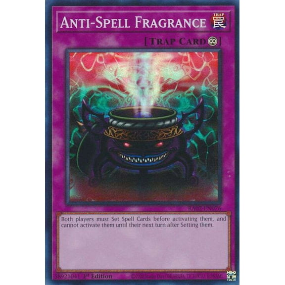 YuGiOh 25th Anniversary Rarity Collection II Secret Rare Anti-Spell Fragrance RA02-EN076