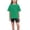 Green, variant on Eltusu Girls Outfit Sets, Loose Fit Short Sleeve Crewneck T-Shirts & Shorts Sets Hot Pink Size 5-15 T